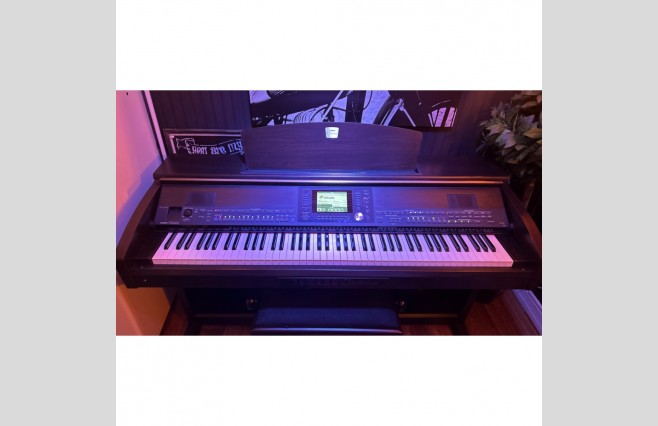 Used Yamaha CVP503 Satin Rosewood Digital Piano Complete Package (SN:BCQO01010) - Image 1